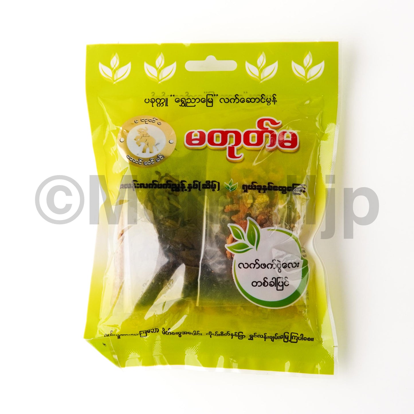 မတုတ်မ ဇယန်း လက်ဖက်ညွန့်နှပ်(ဆိမ့်)နှင့်ရှယ်ခုနှစ်ထွေကြော်160gram