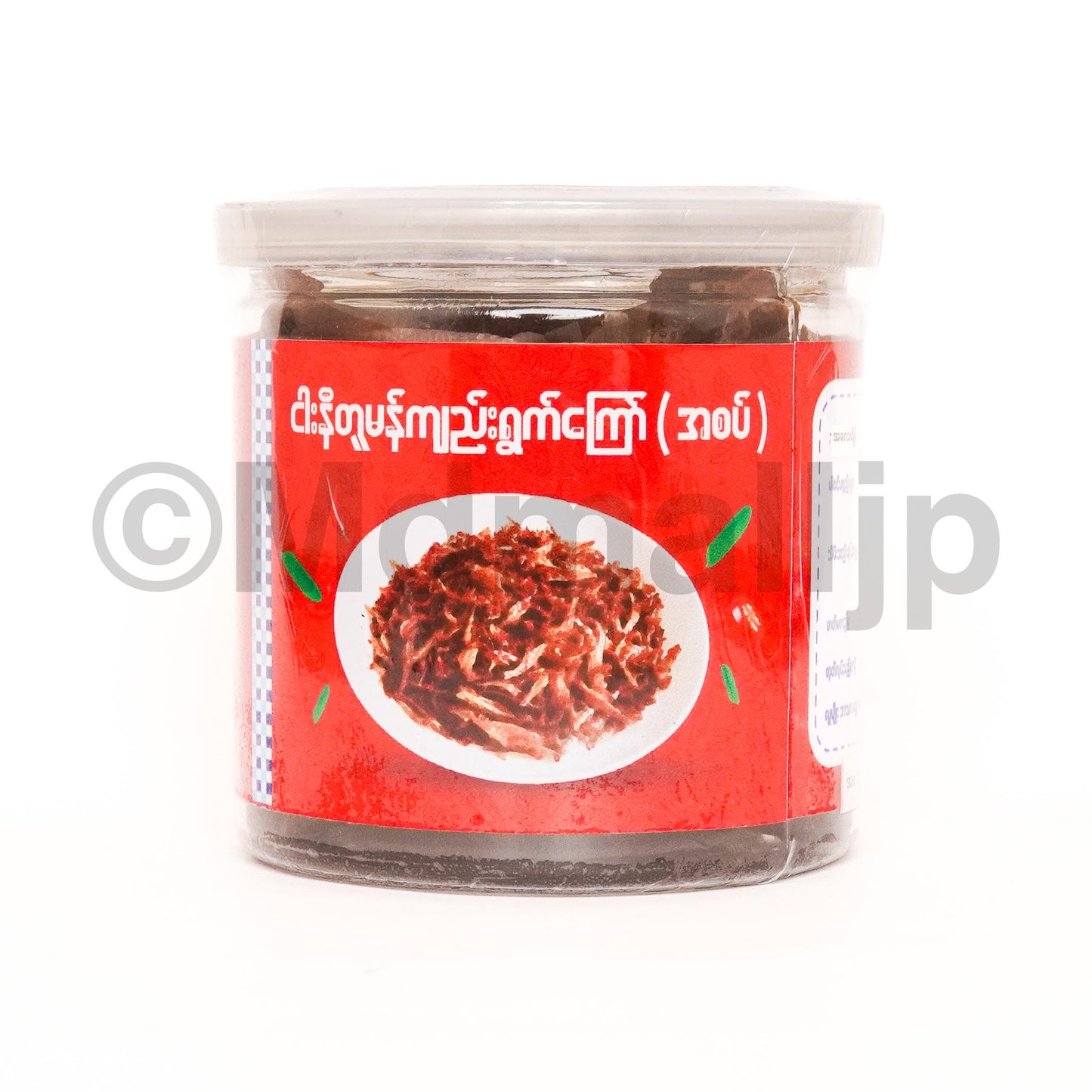 မြတ်မာလာ ငါးနီတူ မန်ကျည်းရွက်ကြော်(အစပ်) 320gram