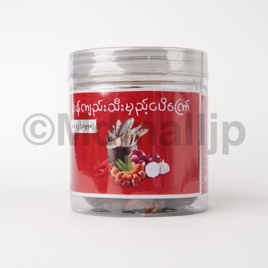 မြတ်မာလာ မန်ကျည်းသီးမှည့် ငပိကြော်320gram