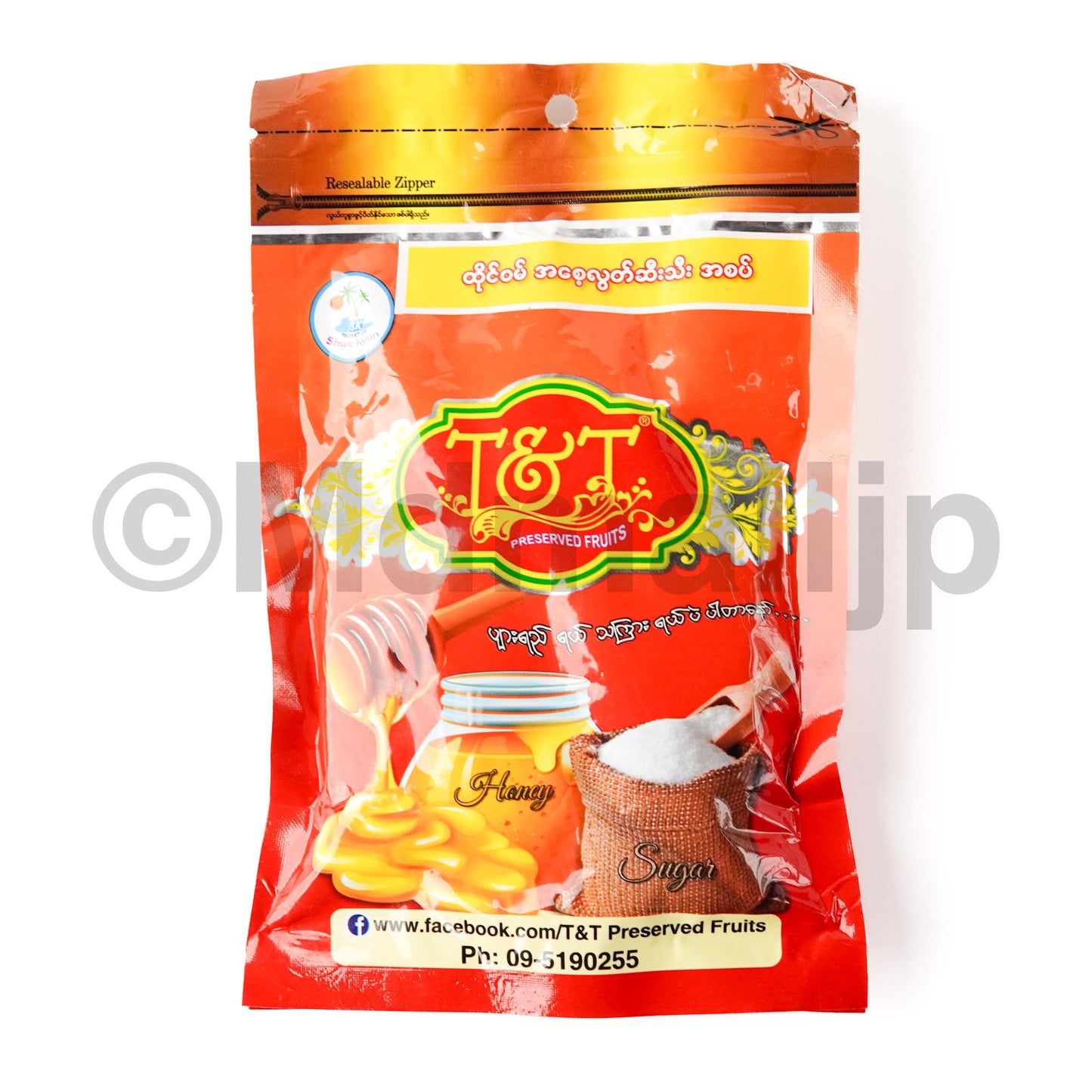 T&T ထိုင်ဝမ်အစေ့လွတ်ဆီးသီးအစပ်120gram