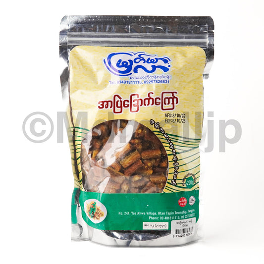 မြတ်မာလာ အာပြဲခြောက်ကြော်200gram